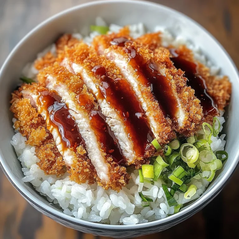 Japanese Katsu Bowls with Tonkatsu Sauce