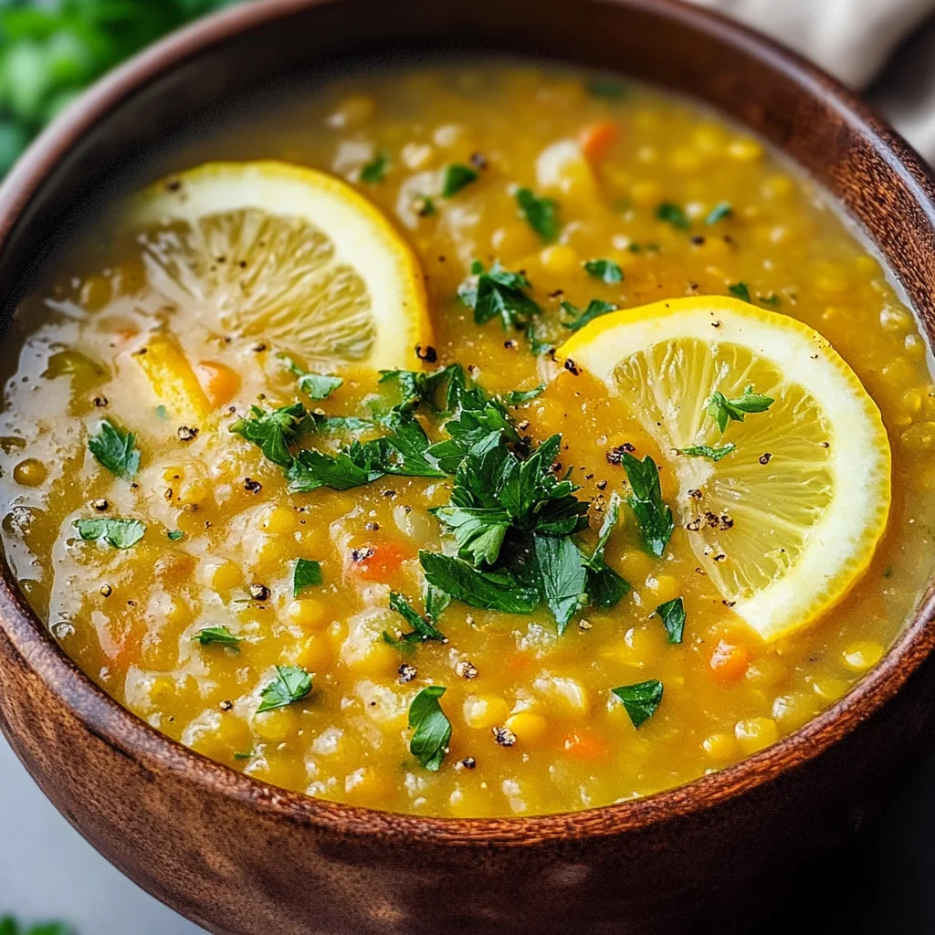 Lemon Lentil Soup