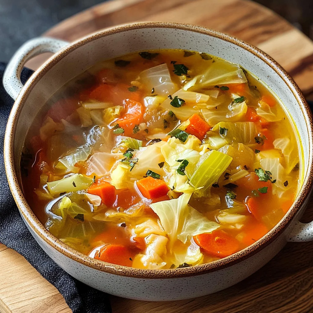Low Calorie Cabbage Fat Burning Soup