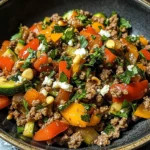 Mediterranean Ground Beef Stir-Fry