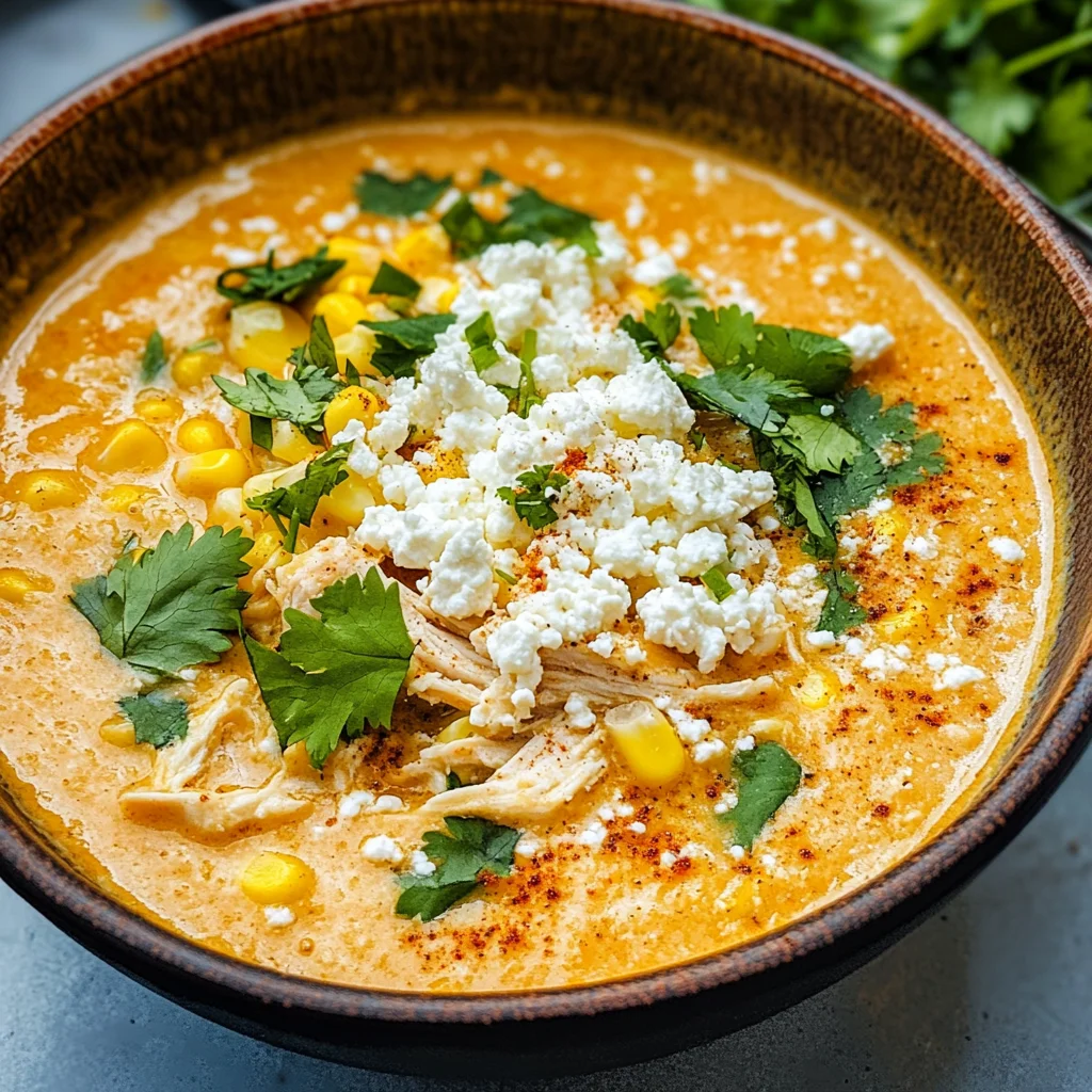 Mexican Street Corn Soup