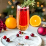 Non Alcoholic Christmas Mimosas