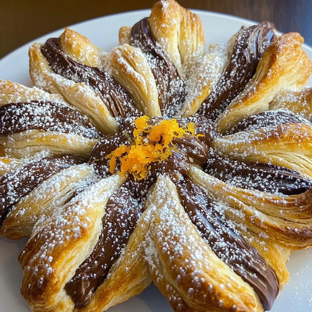 Nutella Puff Pastry Snowflake Recipe