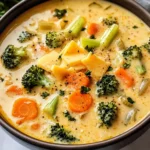 One Pot Creamy Vegetable Soup