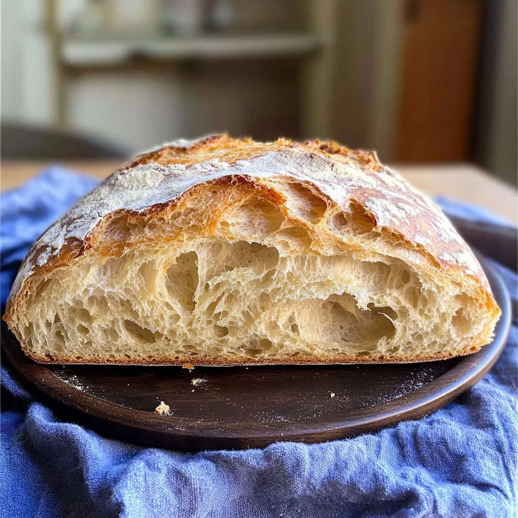 Rustic Italian Crusty Bread Recipe