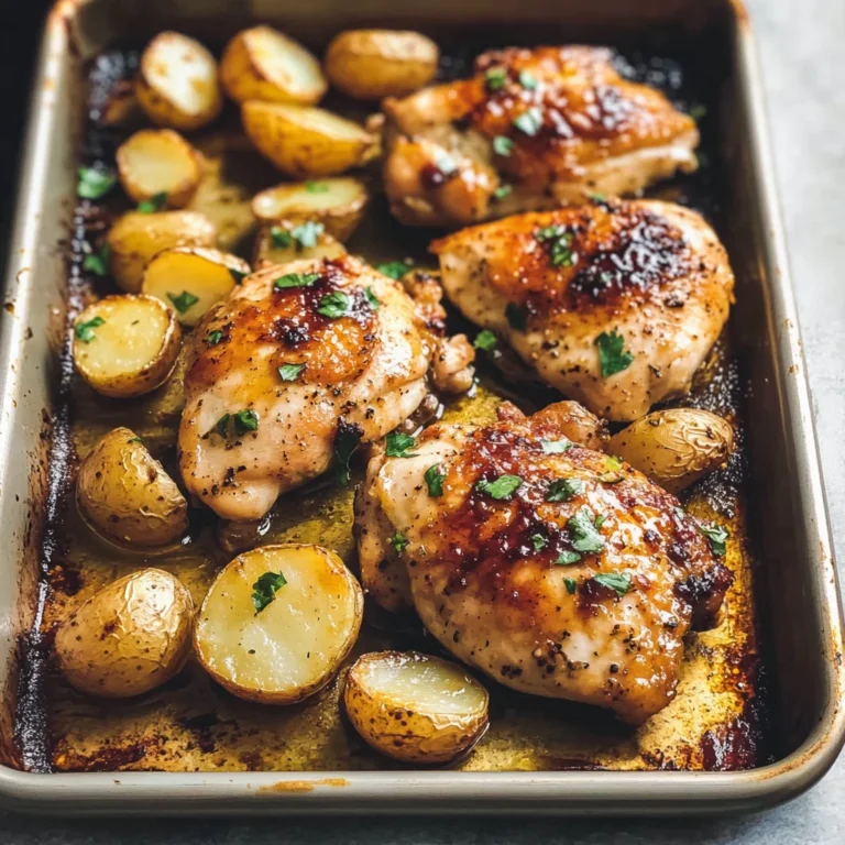 Sheet Pan Chicken and Potatoes