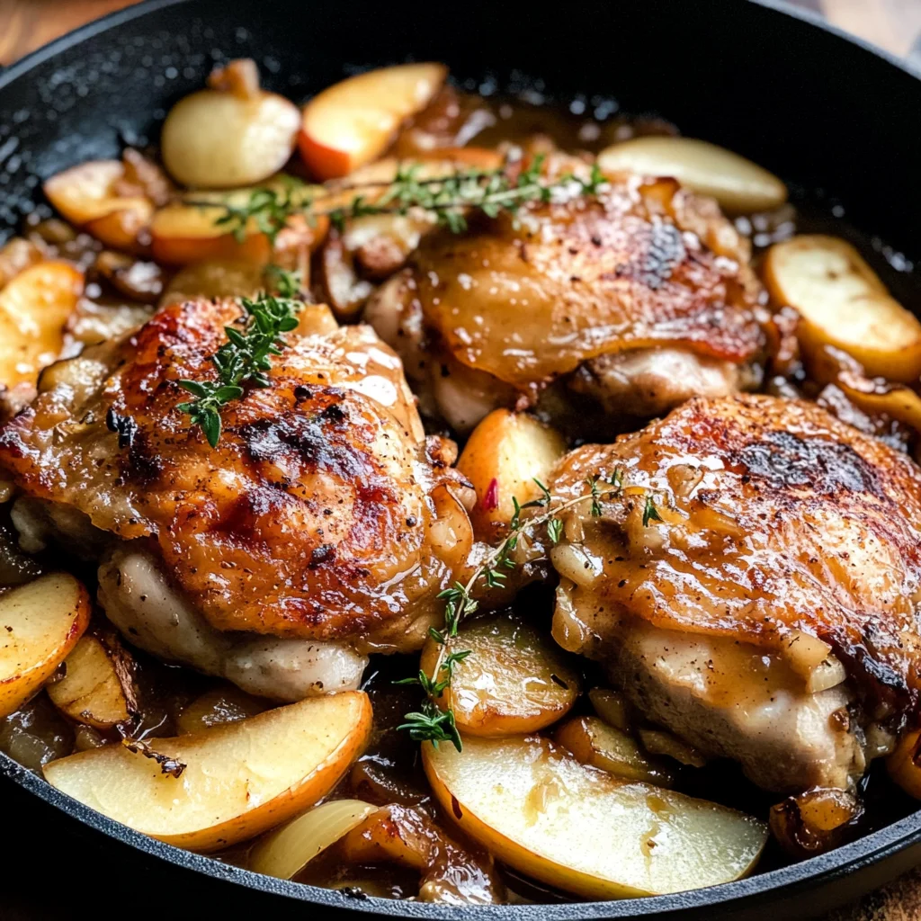 Skillet Apple Cider Chicken