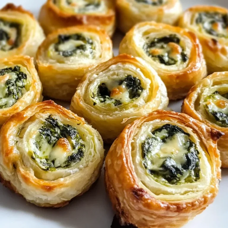 Spinach Dip in Bite-Sized Pinwheels
