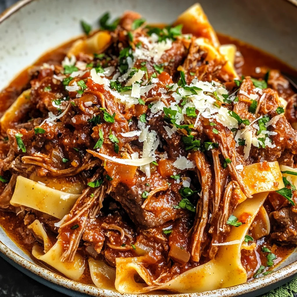 Sunday Slow Cooker Beef Ragu Recipe