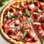 The BEST Strawberry Pizza