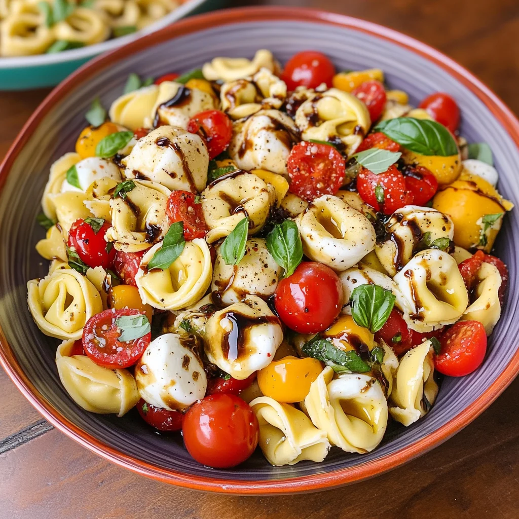 Tortellini Caprese Salad