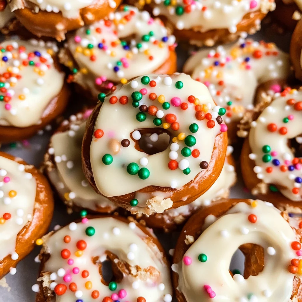 White Chocolate Peanut Butter Pretzel Bites