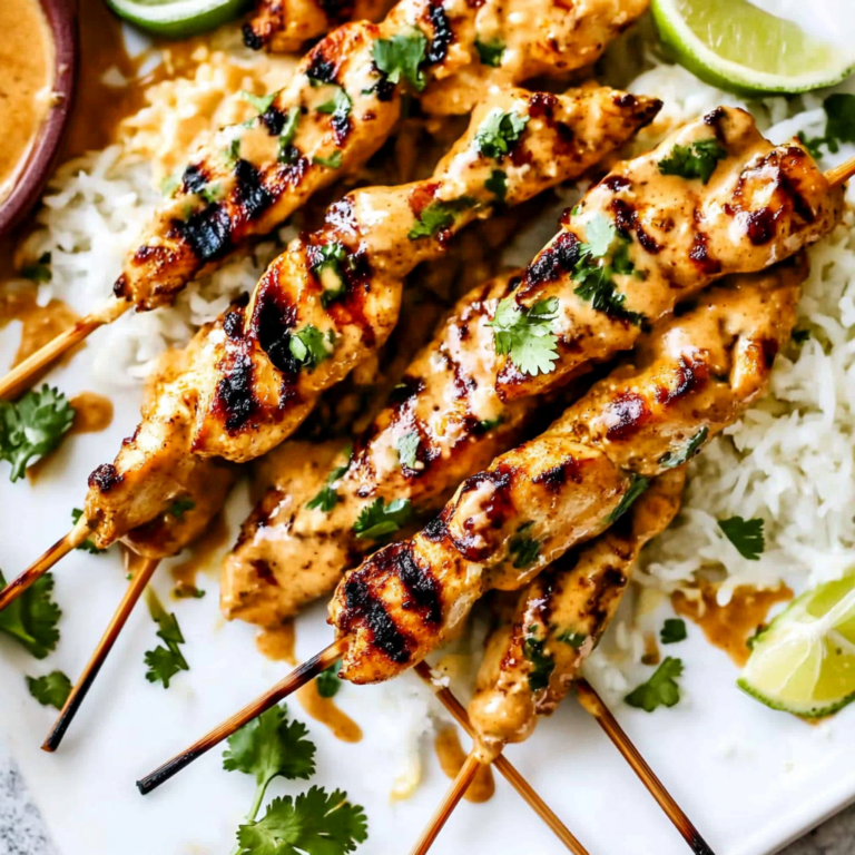 Thai Satay Chicken with Peanut Sauce
