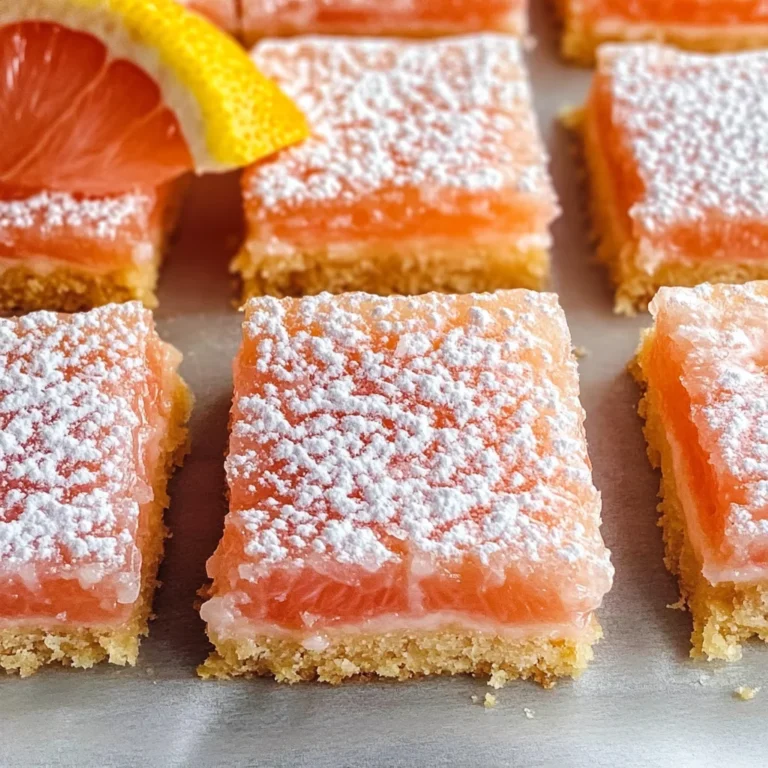 Grapefruit Bars