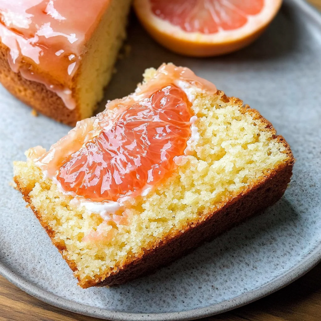 Grapefruit Yogurt Cake