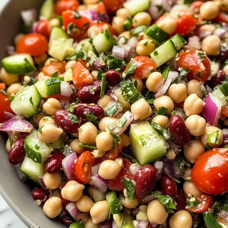Mediterranean Bean Salad
