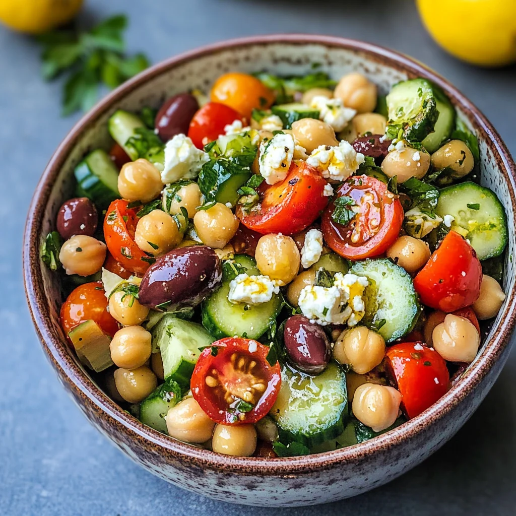 Mediterranean Chickpea Salad