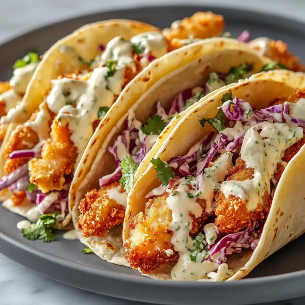 Crispy Fish Tacos With Cilantro Lime Slaw A Crunchy Zesty Delight
