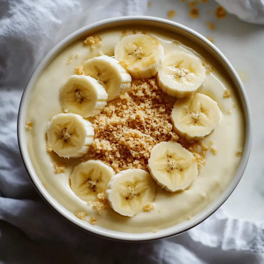 Cottage Cheese Banana Pudding