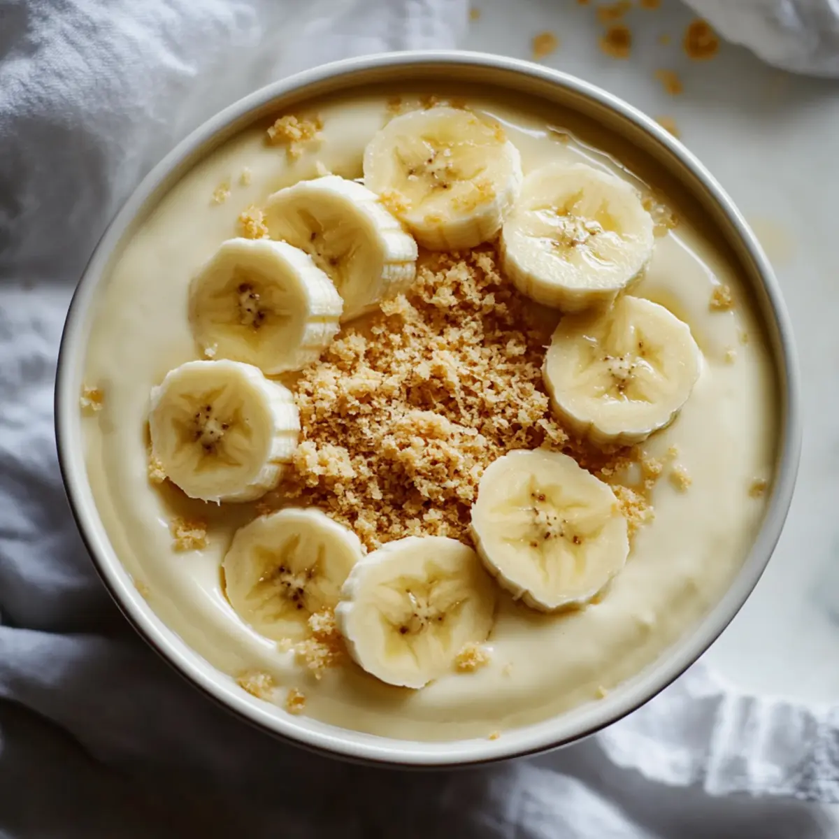 Cottage Cheese Banana Pudding