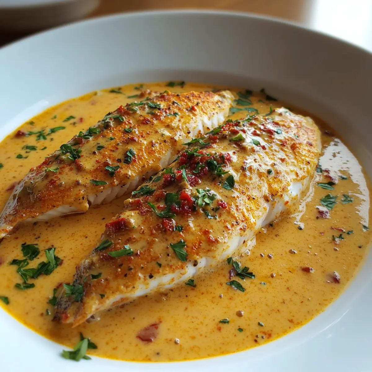 Red Snapper With Creamy Creole Sauce A Culinary Delight