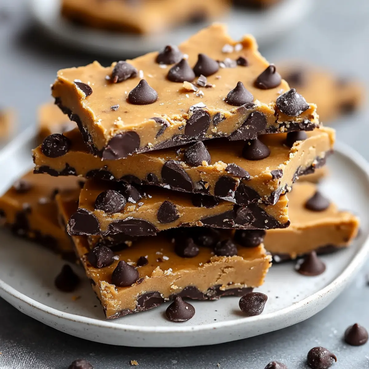 Healthy Cookie Dough Bark