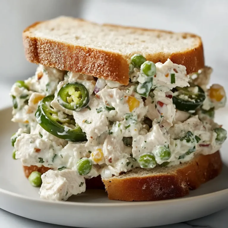 Keto Jalapeno Popper Cottage Cheese Chicken Salad