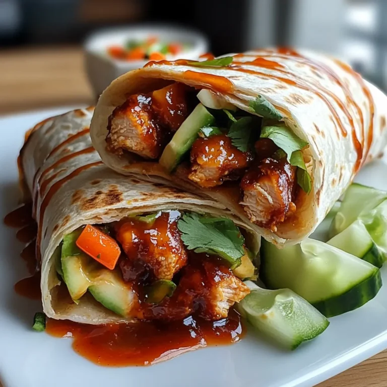 Sweet Chili Chicken Wraps