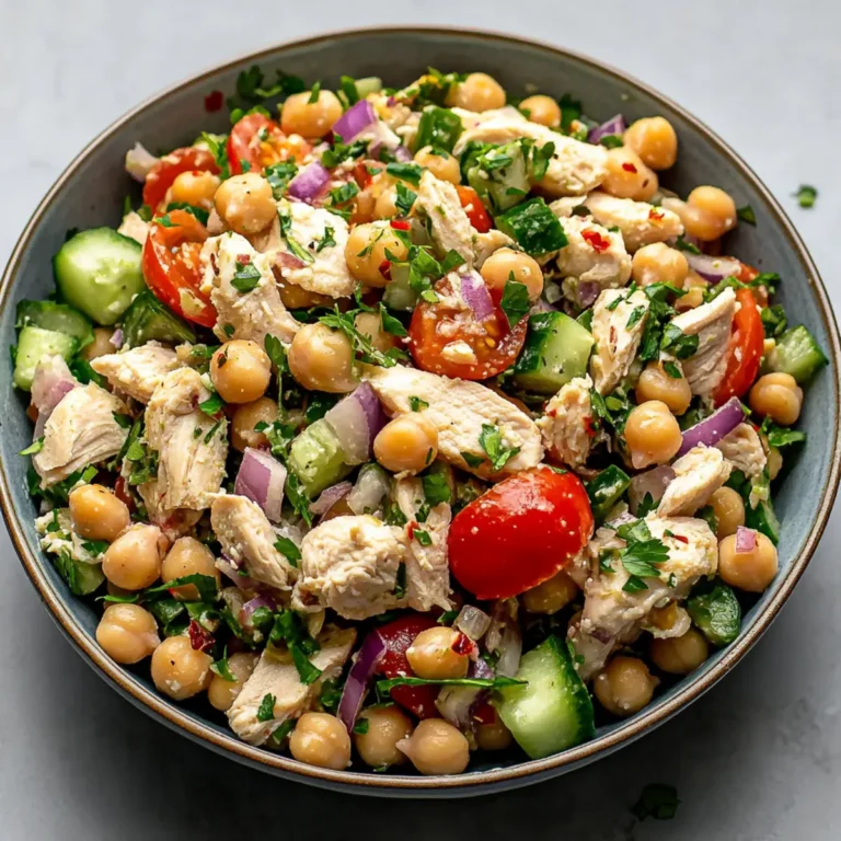 Chicken And Chickpea Salad