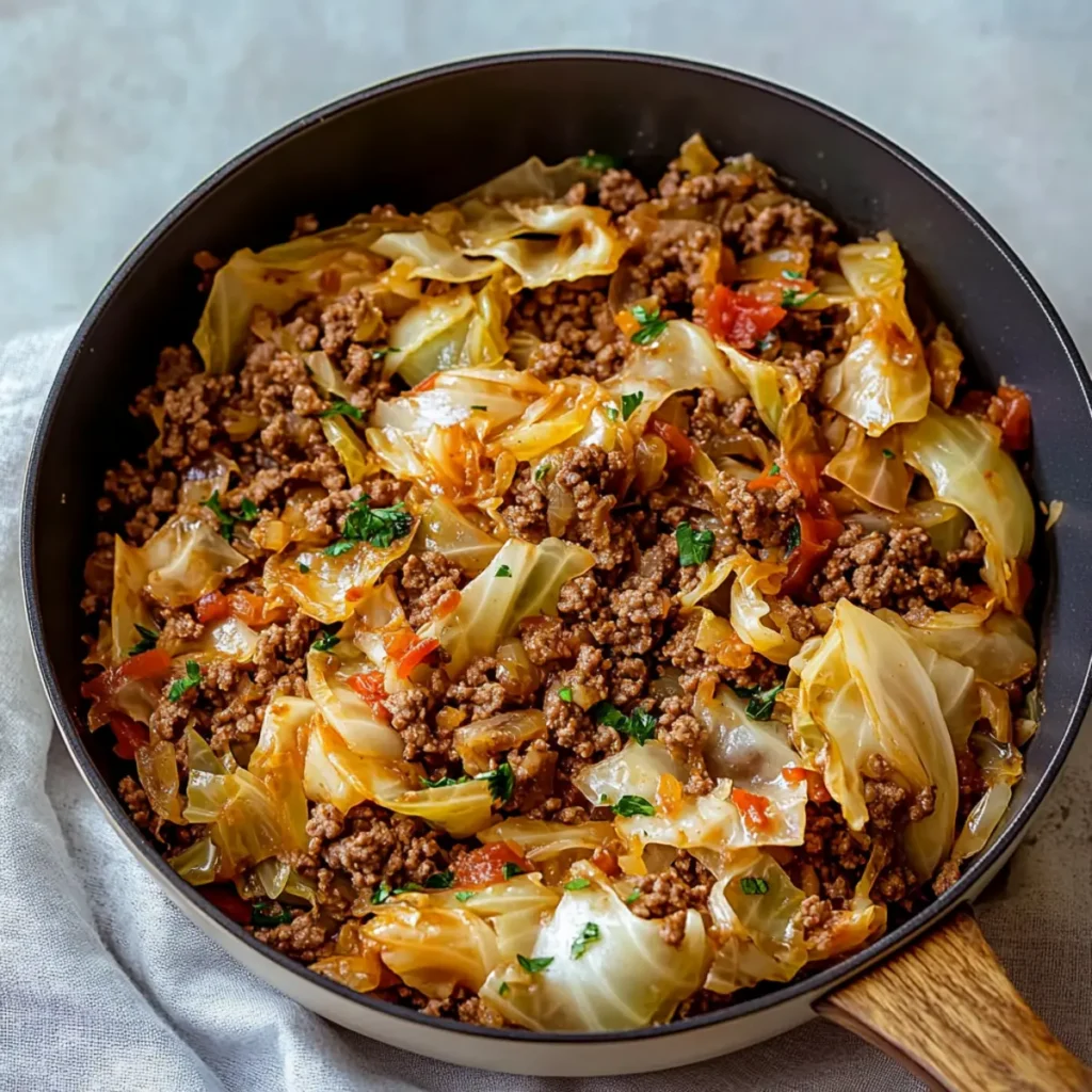 Healthy Ground Beef Cabbage Recipe