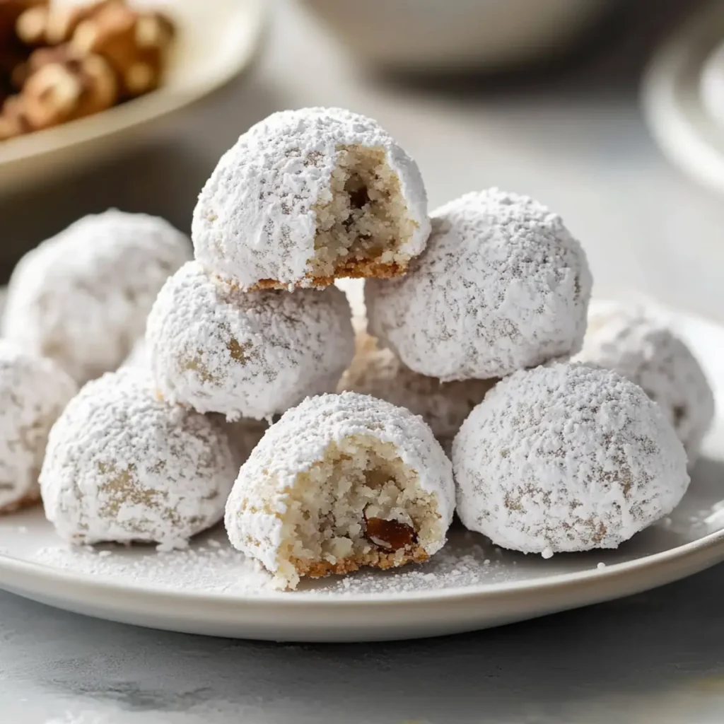 Walnut Snowball Cookies Recipe