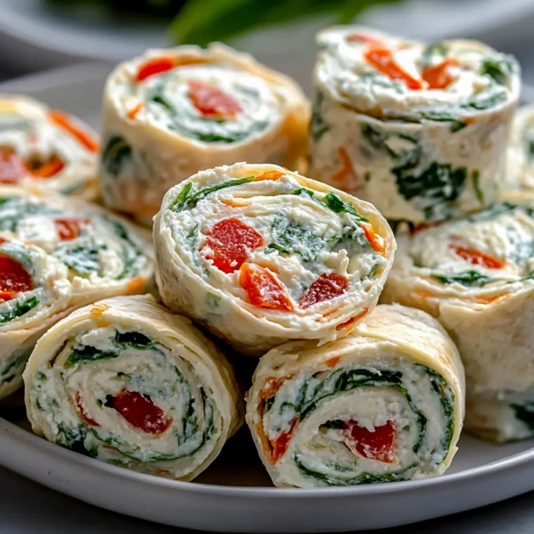 Gluten Free Cottage Cheese Wrap Pinwheels