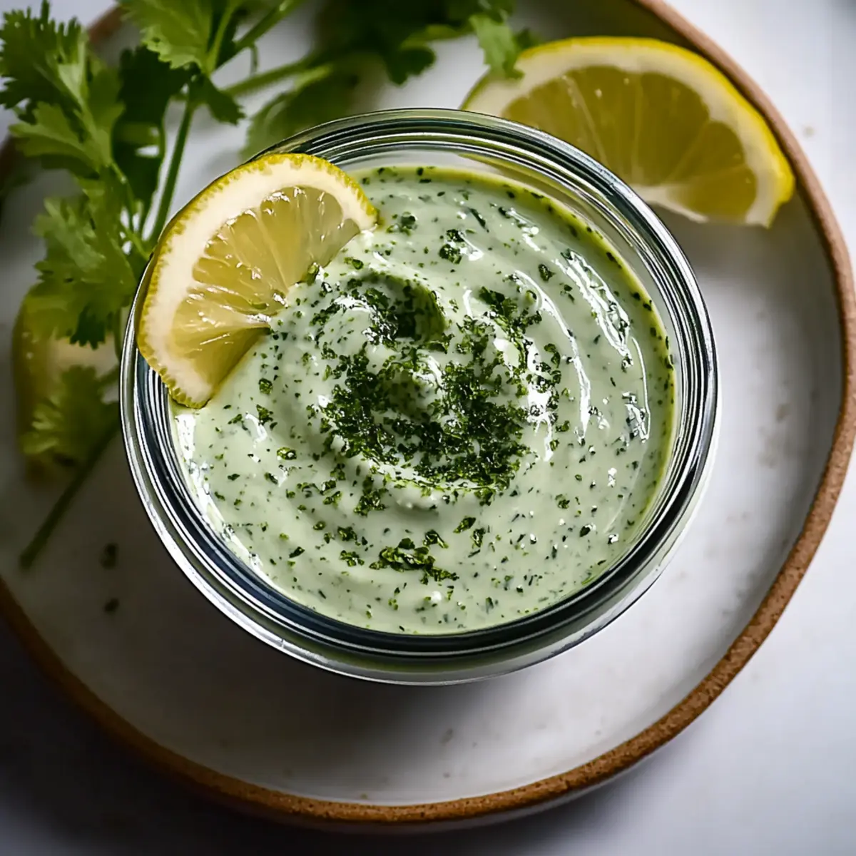 Cilantro Garlic Sauce