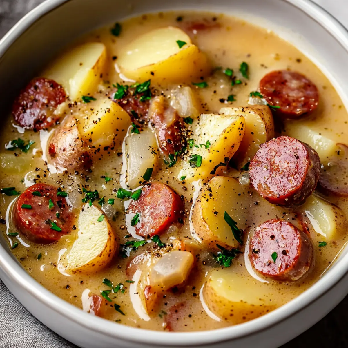 Potato Kielbasa Soup