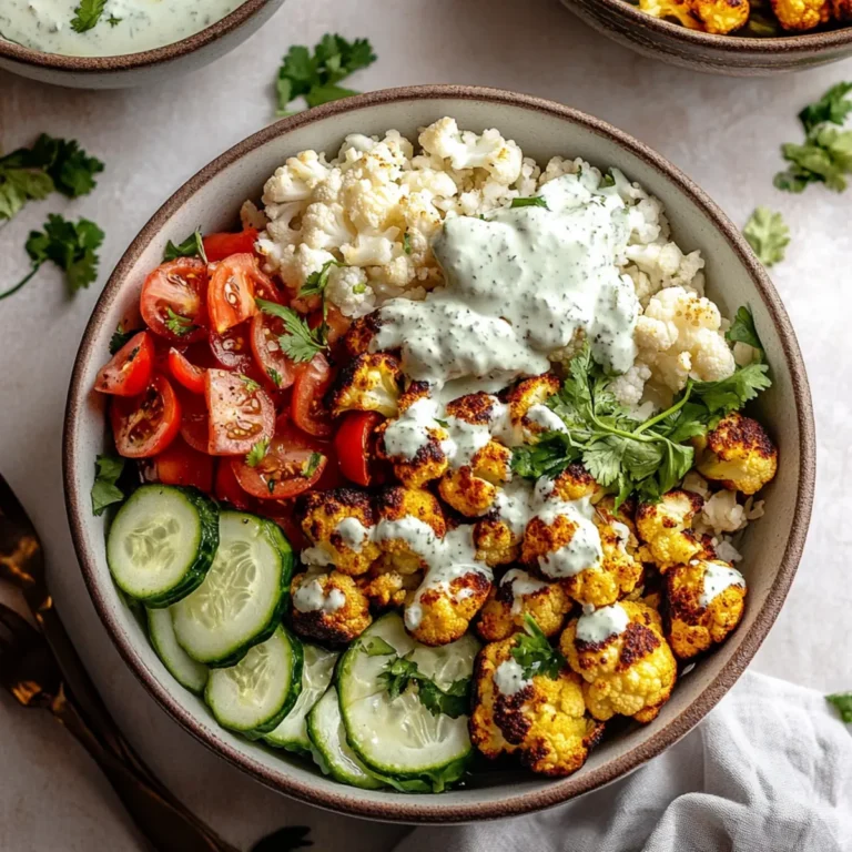 Cauliflower Shawarma Bowls
