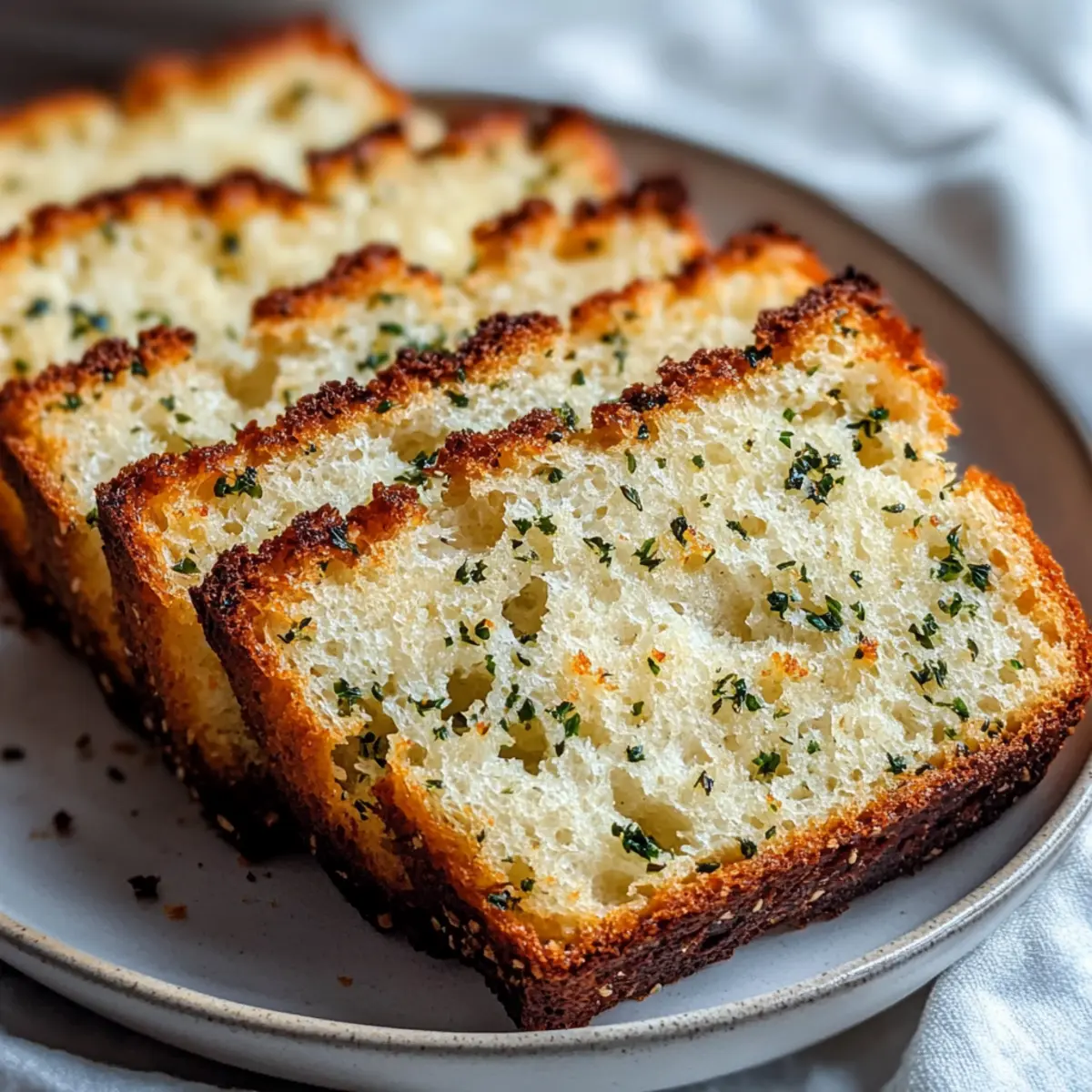 Parmesan Herb Keto Bread