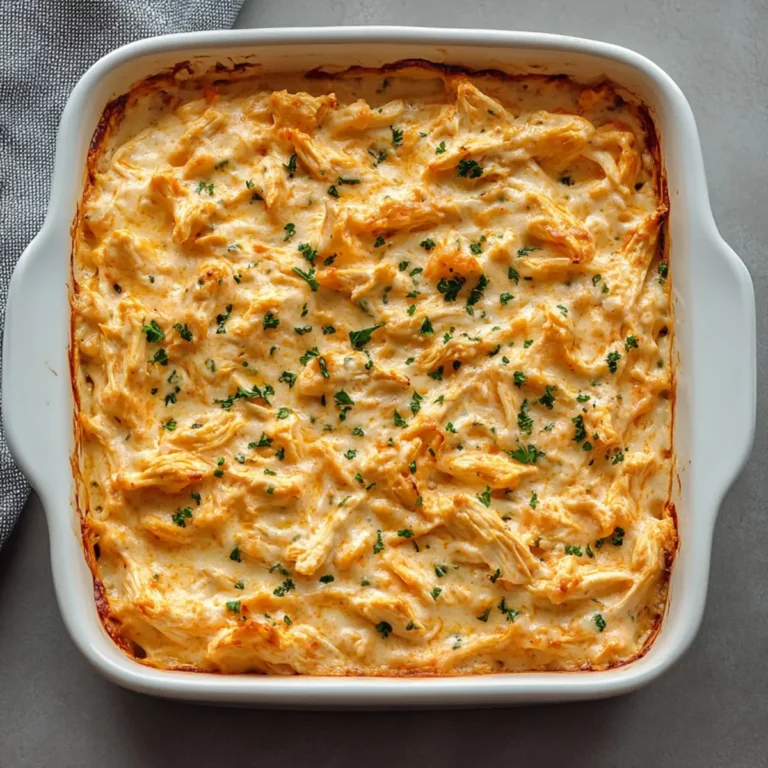 Creamy Buffalo Chicken Casserole