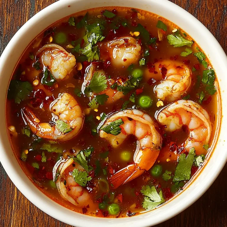 Quick And Spicy Shrimp Soup
