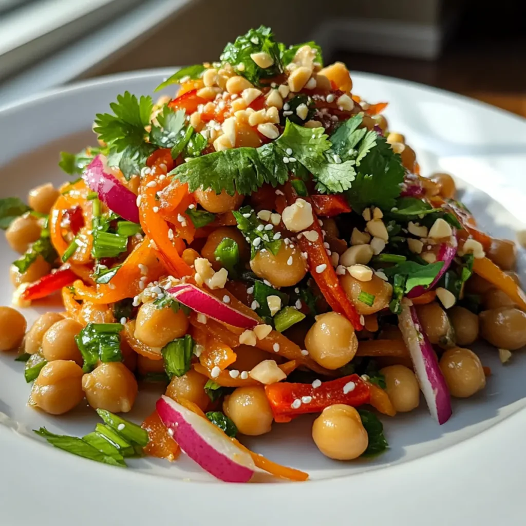 Crunchy Thai Chickpea Salad