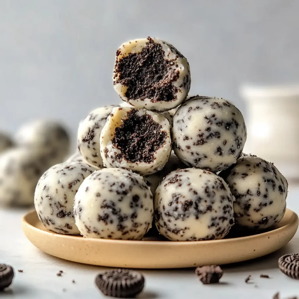 Cream Cheese Oreo Protein Balls