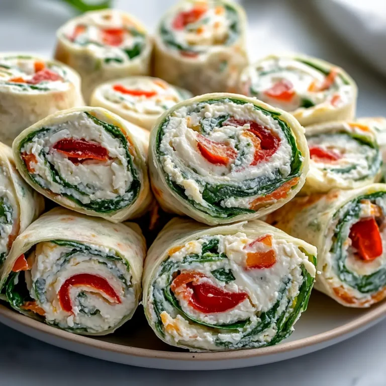 Gluten Free Cottage Cheese Wrap Pinwheels