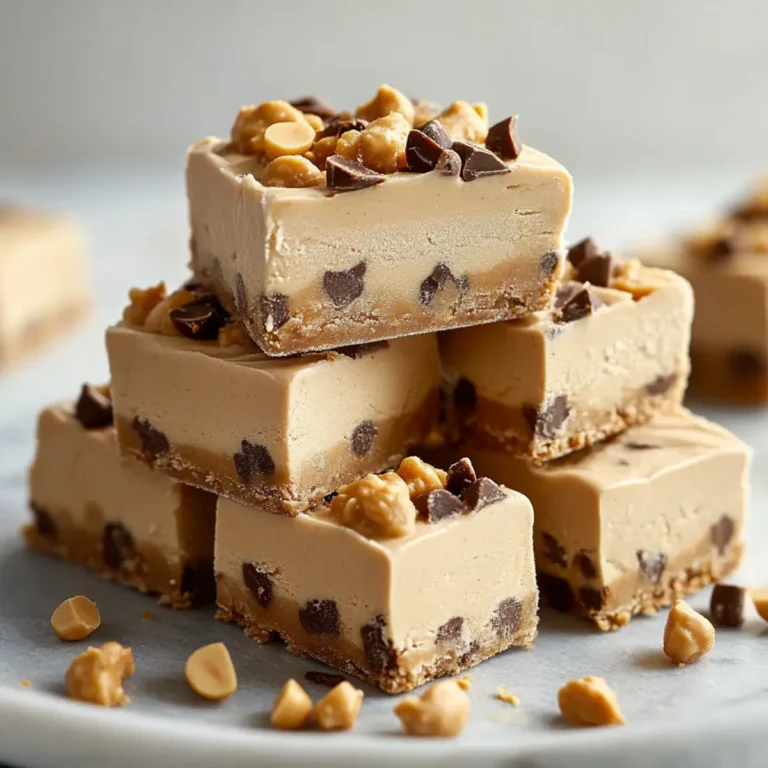 Peanut Butter Frozen Yogurt Bars