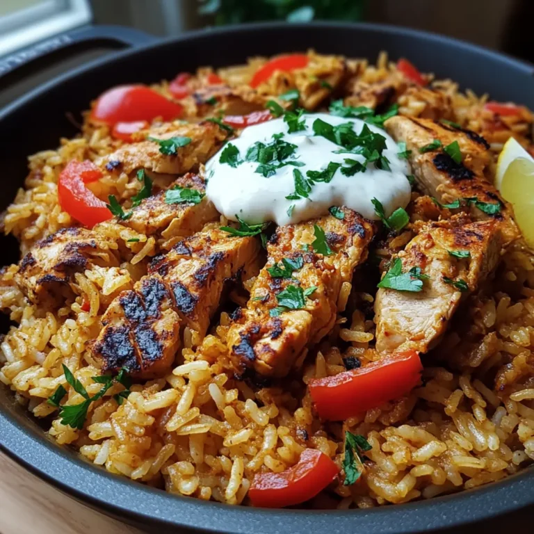 One Pot Chicken Shawarma Rice