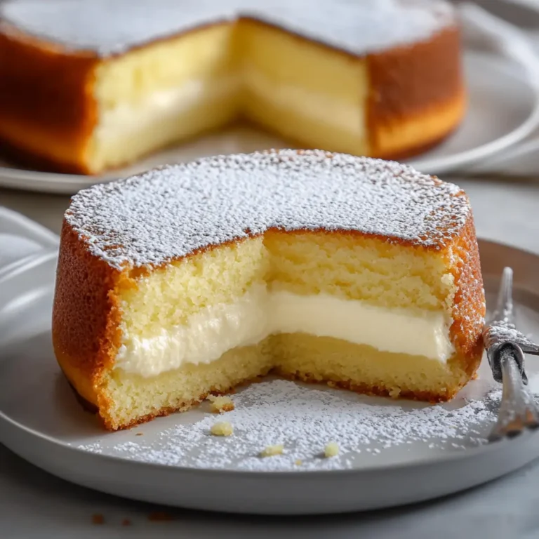 Vanilla Magic Custard Cake