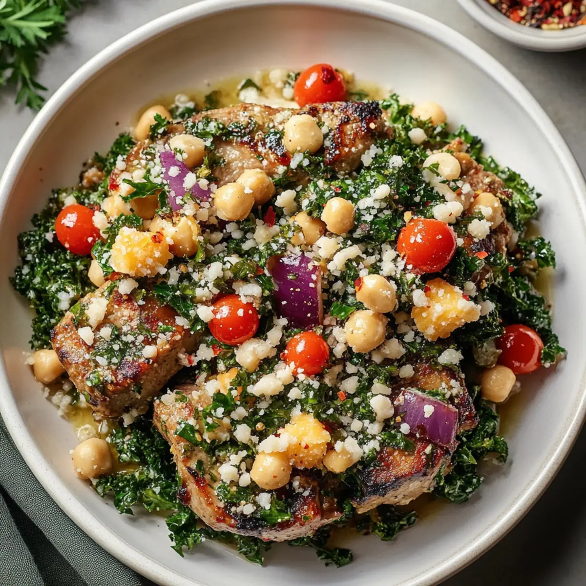 Cheddar Ranch Beef Chops