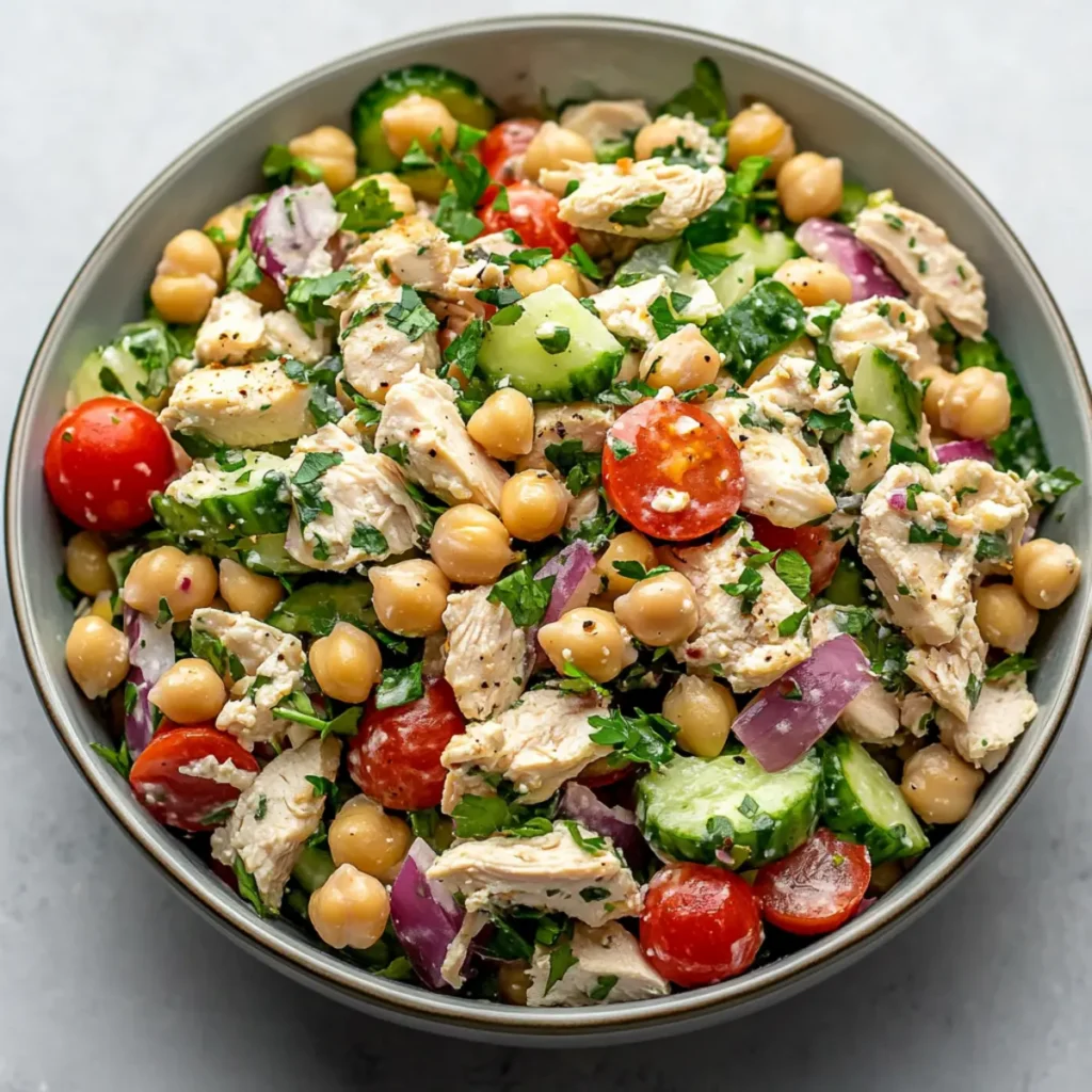Chicken And Chickpea Salad