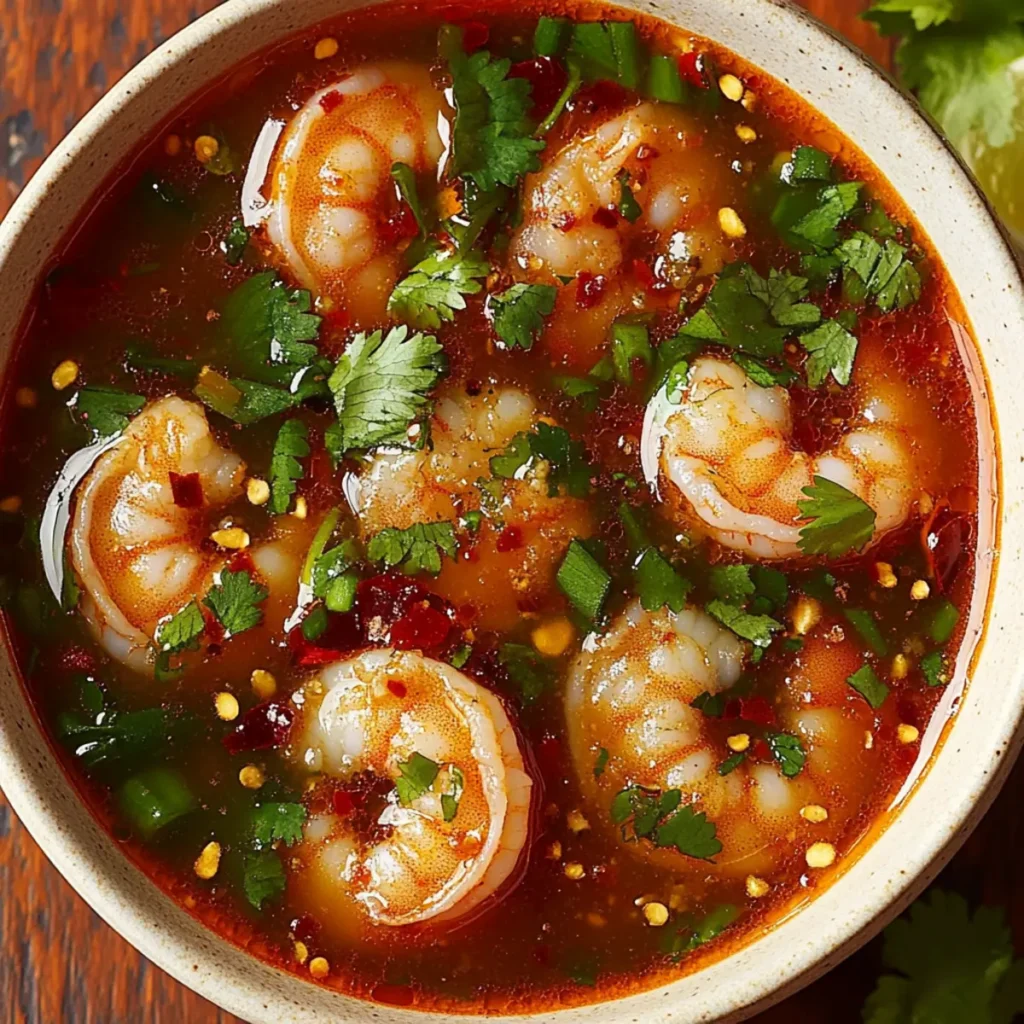 Quick And Spicy Shrimp Soup