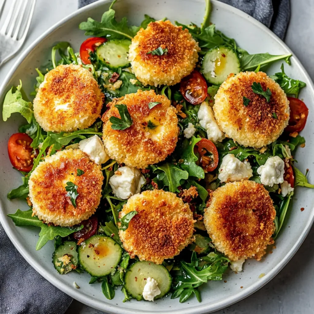 Fried Goat Cheese Salad