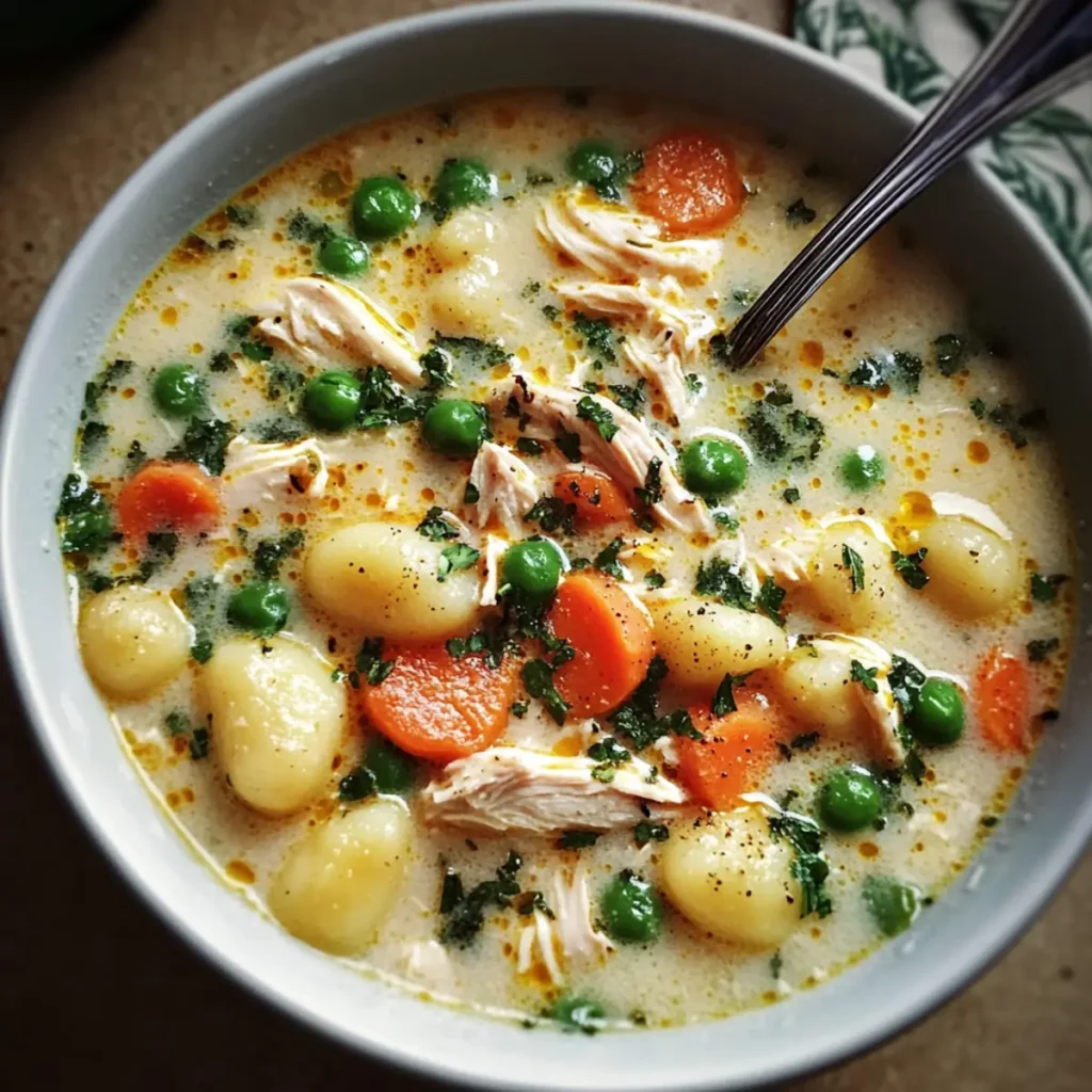 Instant Pot Chicken Gnocchi Soup