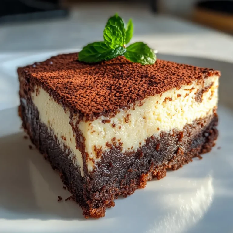 High Protein Cottage Cheese Cheesecake Brownies
